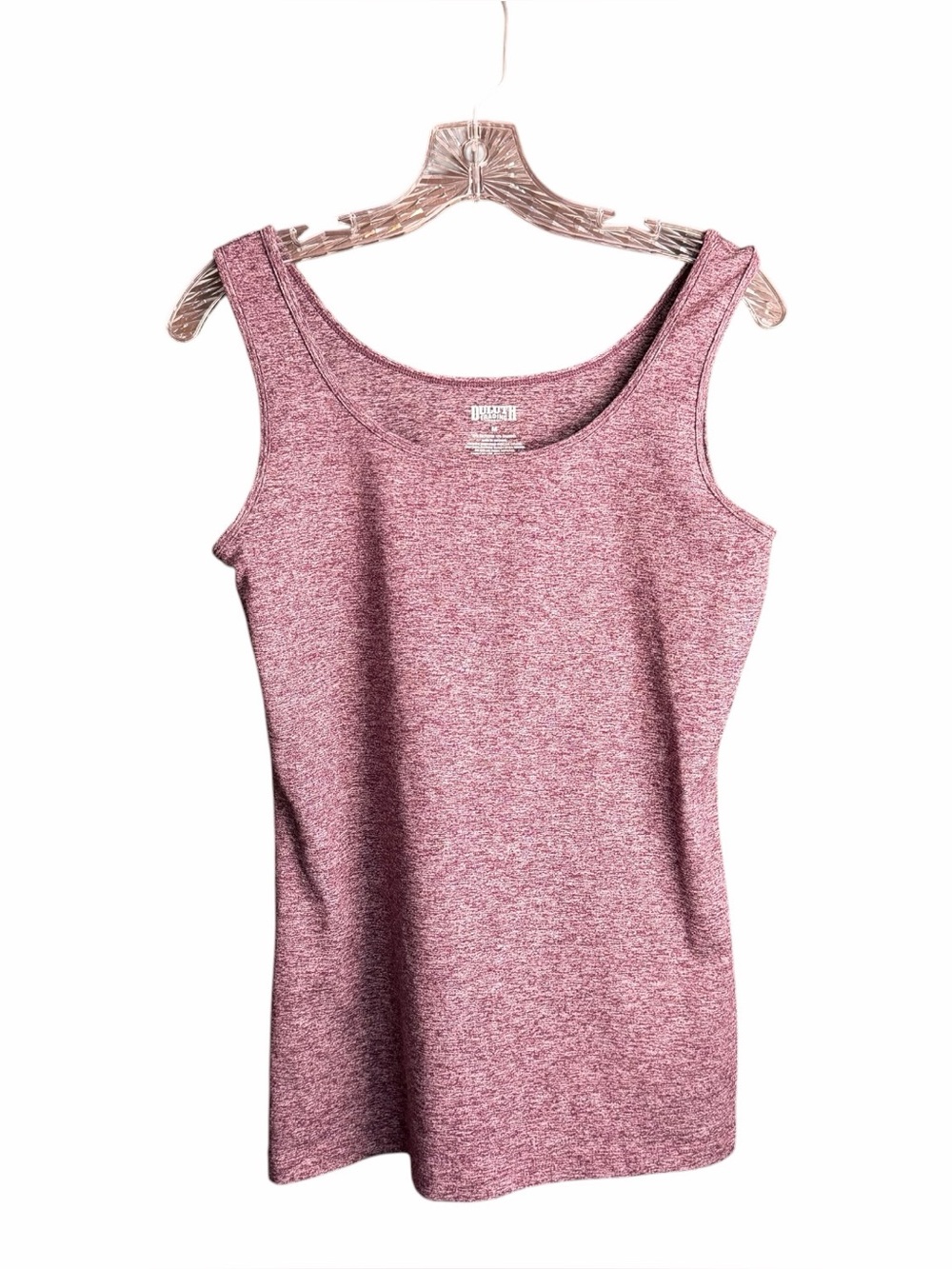 Duluth Trading Co Scoop Tank Top Purple Cotton Spandex Stretch Women Sz Md